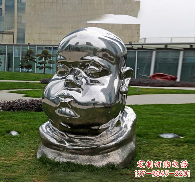 南阳不锈钢镜面儿童雕塑