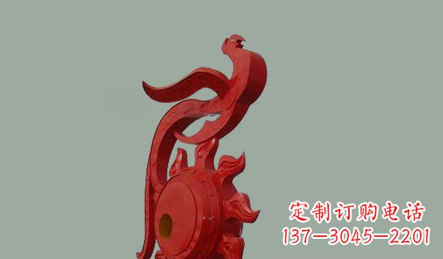 南阳不锈钢孔雀雕塑