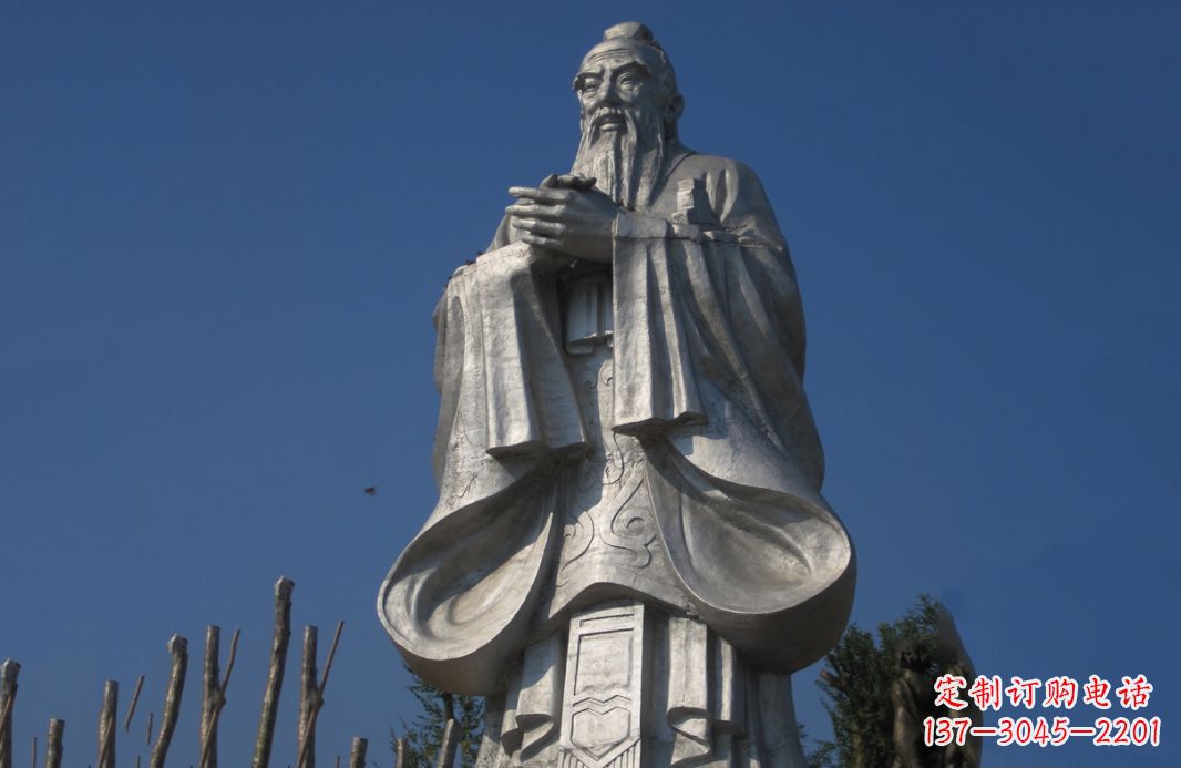 南阳不锈钢孔子人物雕塑——传承中华文化的精神象征