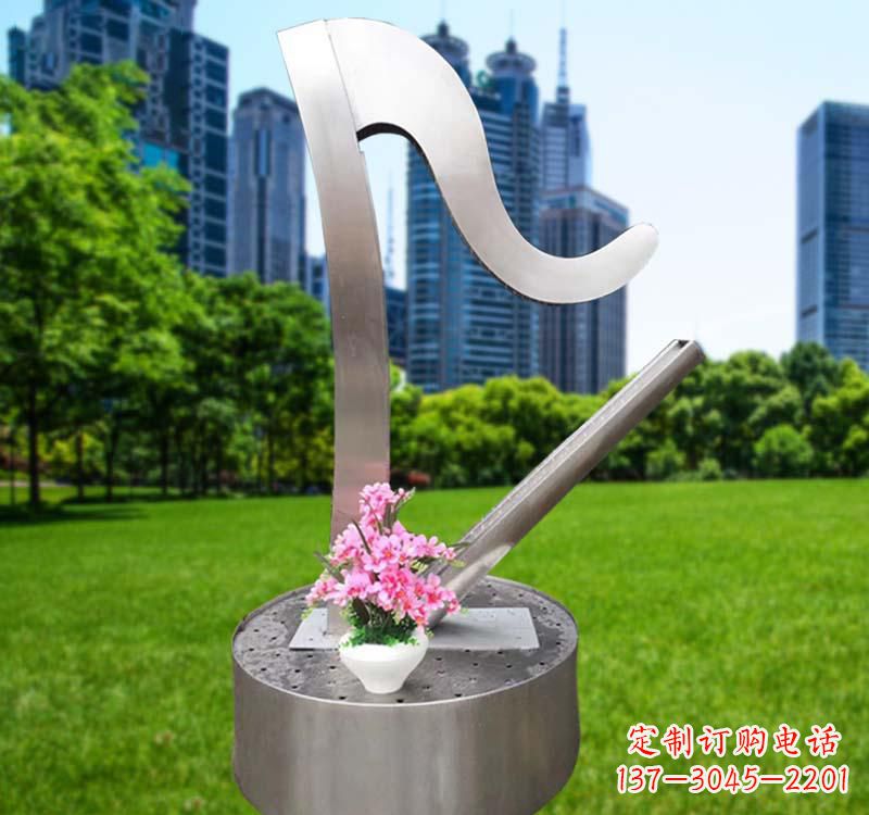南阳不锈钢竖琴雕塑艺术的精髓