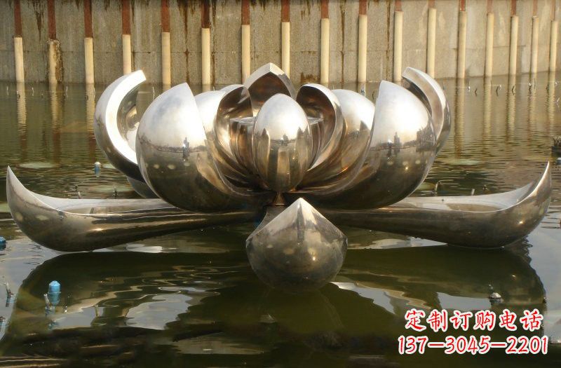 南阳不锈钢莲花喷泉雕塑艺术精品的传承