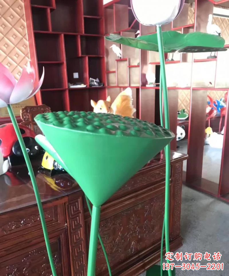 南阳不锈钢莲藕景观雕塑