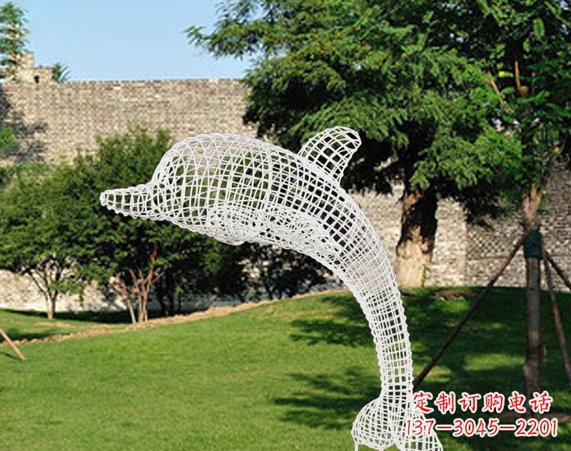 南阳不锈钢海豚雕塑让海洋之美永存