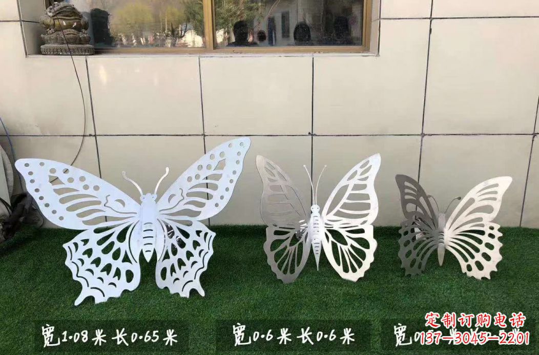 南阳不锈钢镂空蝴蝶公园雕塑——精美绝伦