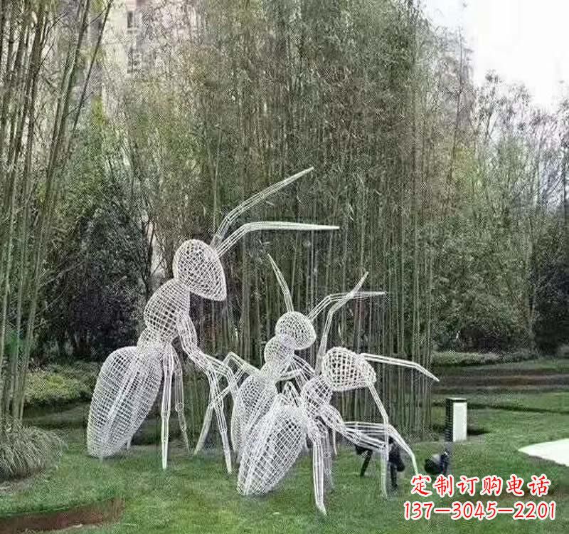 南阳不锈钢镂空蚂蚁雕塑艺术细节的精彩绝伦