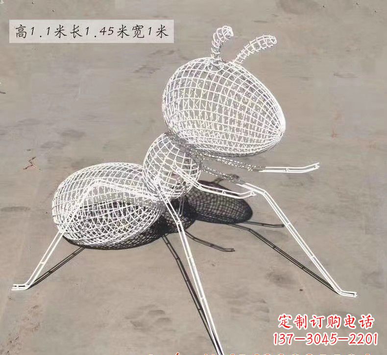 南阳不锈钢镂空蚂蚁雕塑