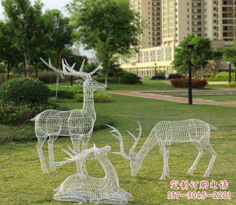 南阳精美梅花鹿雕塑,传承祖先文化瑰宝