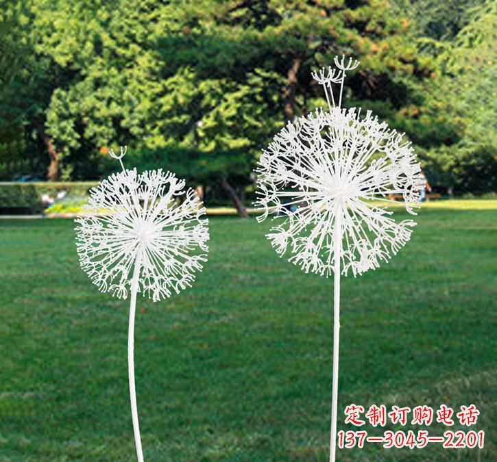 南阳不锈钢镂空蒲公英雕塑精美绝伦