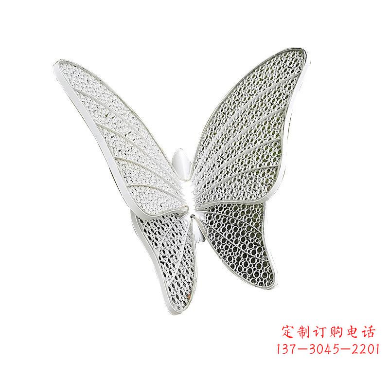 南阳不锈钢绿地蝴蝶雕塑