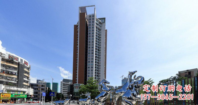 南阳不锈钢大象雕塑集美观与功能于一体
