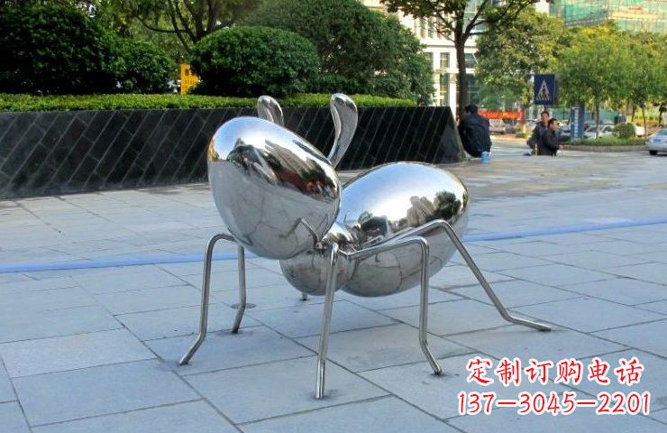 南阳不锈钢蚂蚁雕塑艺术的传承与精美