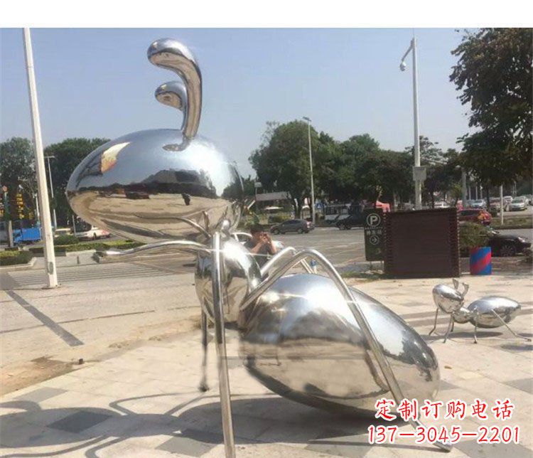 南阳不锈钢蚂蚁雕塑艺术与自然的完美结合