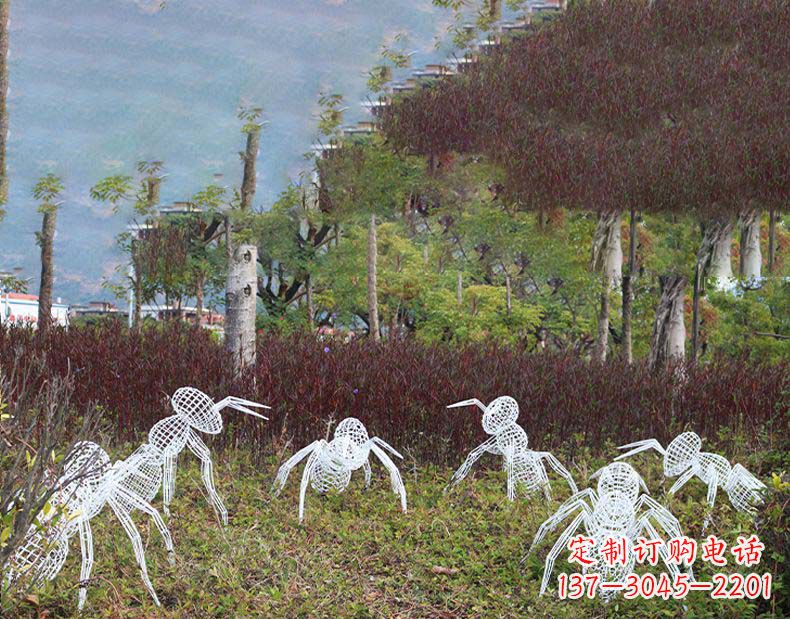 南阳不锈钢蚂蚁镂空雕塑艺术与自然的完美结合