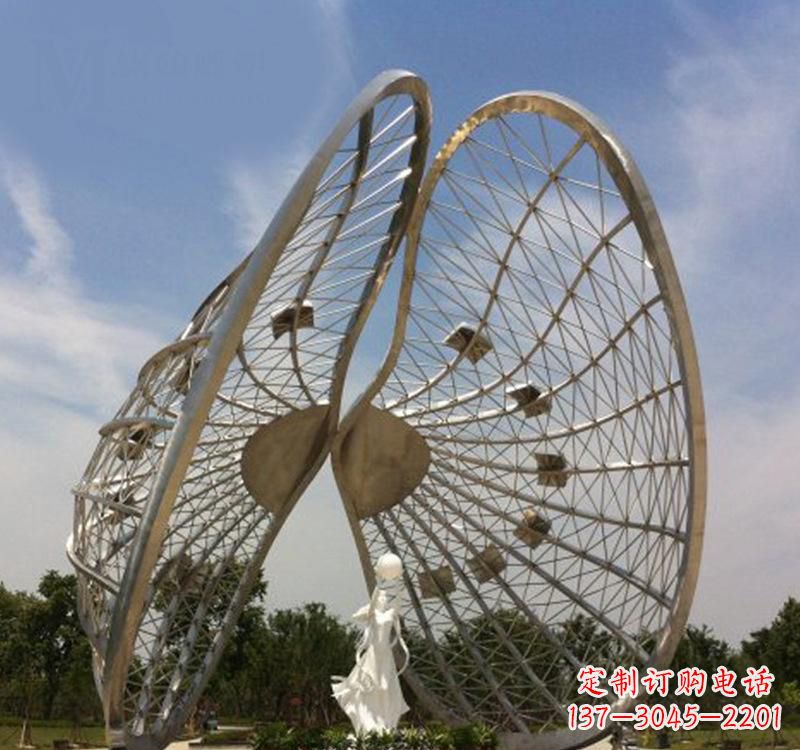 南阳不锈钢美陈贝壳雕塑精美的艺术品
