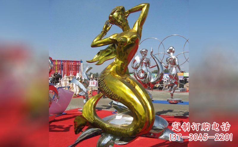 南阳海底美人鱼雕塑