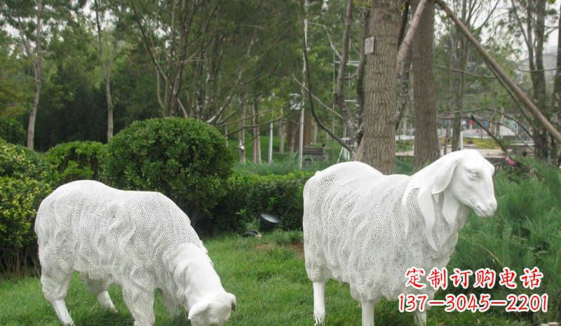 南阳不锈钢绵羊雕塑——精致美观的艺术品