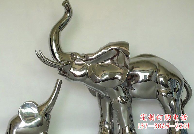南阳不锈钢大象雕塑
