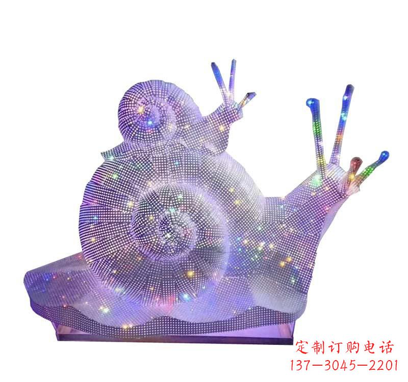 南阳不锈钢蜗牛雕塑一件精美的艺术品