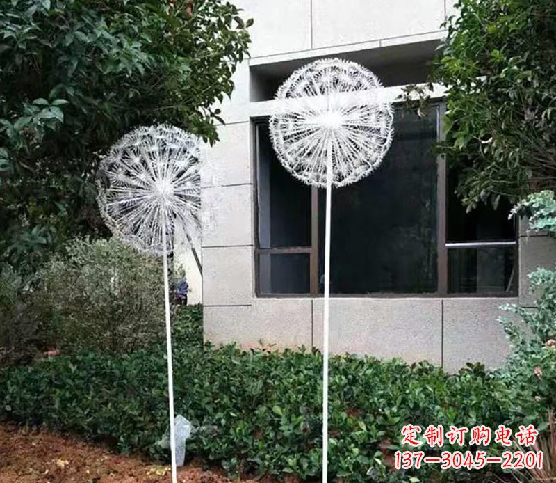 南阳不锈钢蒲公英雕塑绚丽多彩