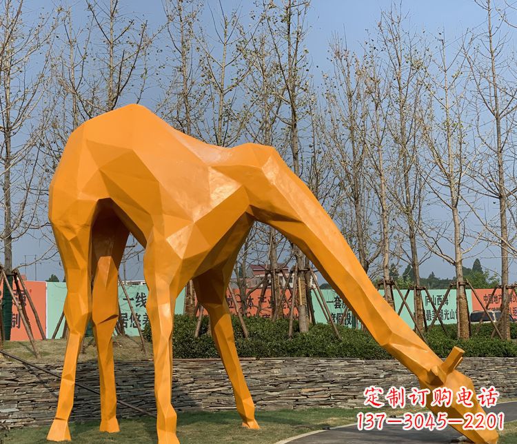 南阳不锈钢雕刻的精美动物雕塑