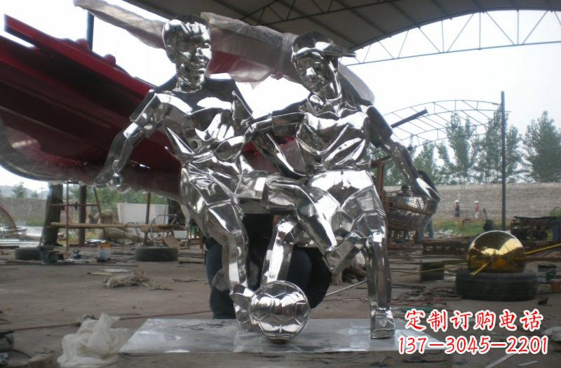 南阳不锈钢踢足球人物