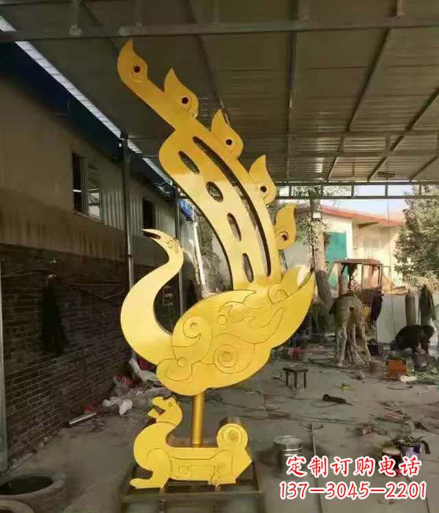 南阳不锈钢铁艺凤凰雕塑
