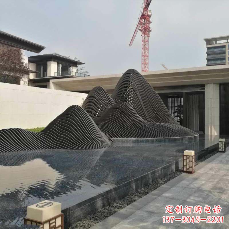 南阳不锈钢铁艺假山艺术性的美化