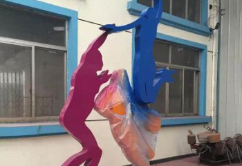 南阳不锈钢篮球运动员雕塑纪念篮球运动传奇