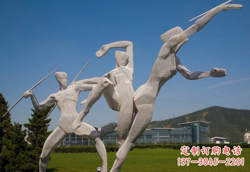 南阳不锈钢标枪雕塑象征勇气和力量