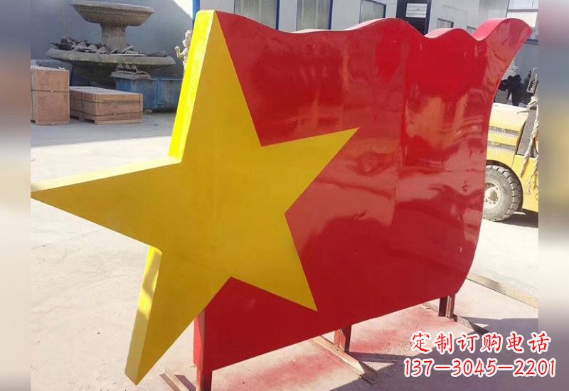 南阳不锈钢五角星旗帜雕塑不只是国旗