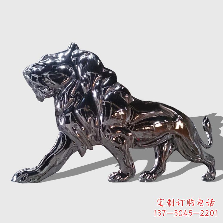 南阳不锈钢西洋狮子雕塑