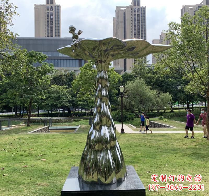 南阳不锈钢现代水滴雕塑美轮美奂的艺术精品