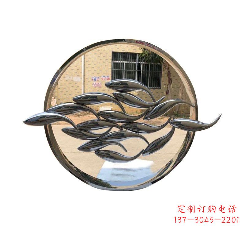 南阳不锈钢圆环雕塑精美完美的艺术之作