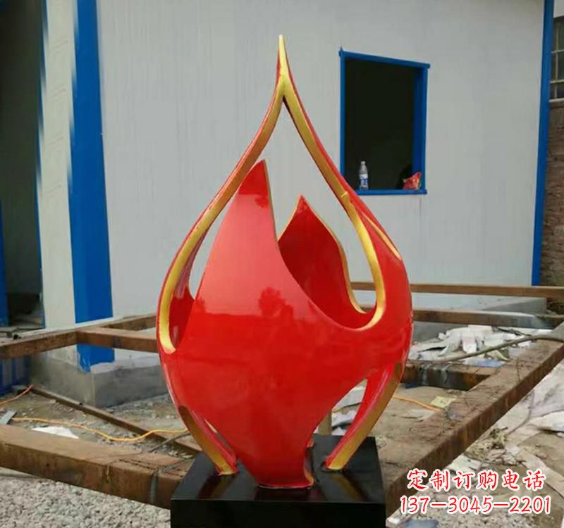 南阳不锈钢艺术景观火龙果雕塑