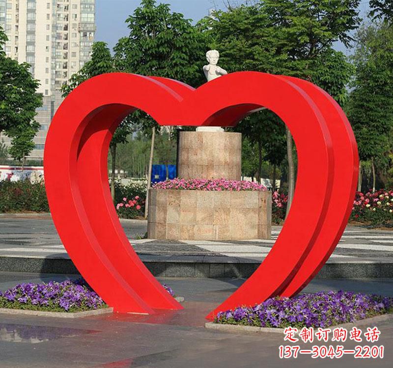 南阳不锈钢艺术抛光拱门雕塑