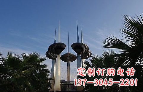 南阳不锈钢避雷针雕塑精致静谧的安全保护