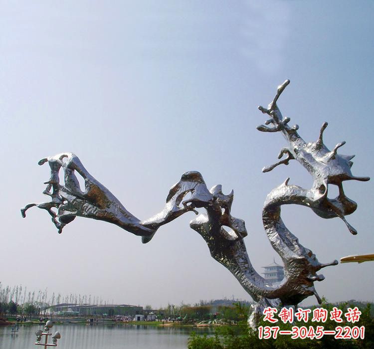 南阳不锈钢园林抽象水滴雕塑