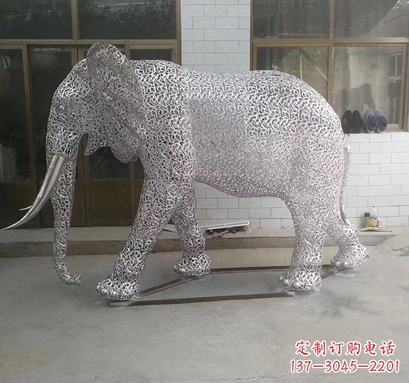 南阳不锈钢大象雕塑它的魅力无限