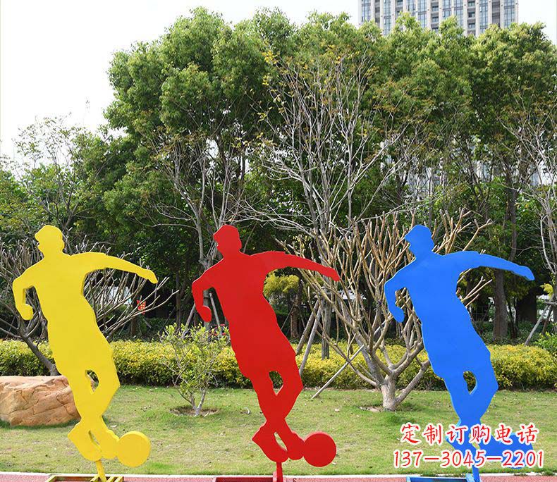 南阳不锈钢足球雕塑激发运动激情