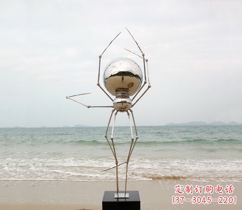 南阳不锈钢的蜘蛛侠雕塑