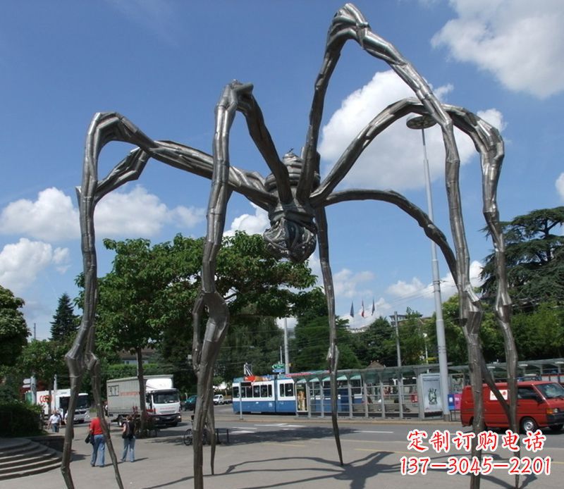 南阳不锈钢蜘蛛广场景观
