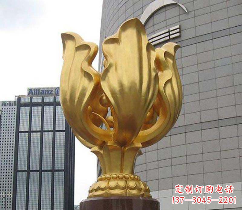 南阳紫荆花雕塑——精美艺术品