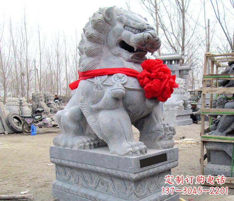 南阳雄壮狮子石雕——欢迎来到宁波
