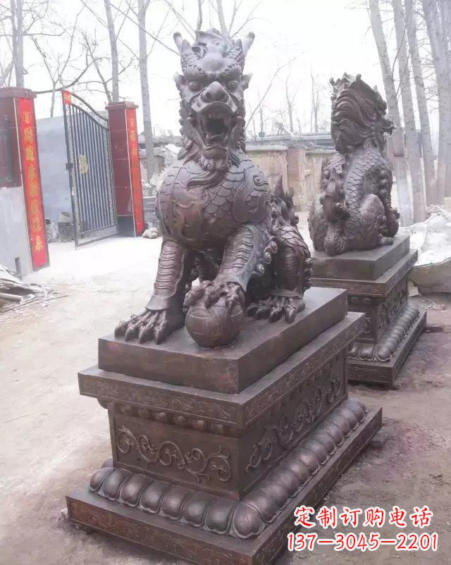 南阳麒麟雕塑古老而又神秘