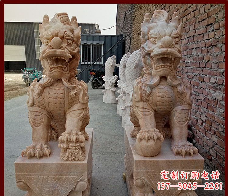 南阳麒麟门口雕塑——传承古老文化的精灵