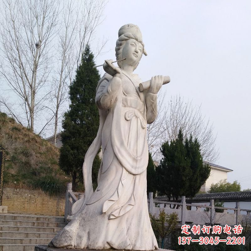 南阳精美雕塑勾勒出蔡文姬传奇