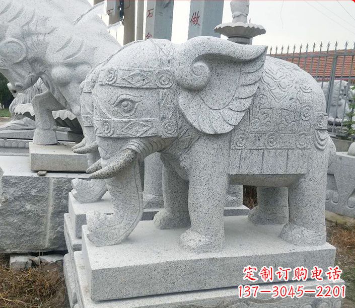 南阳藏传佛教大象雕塑