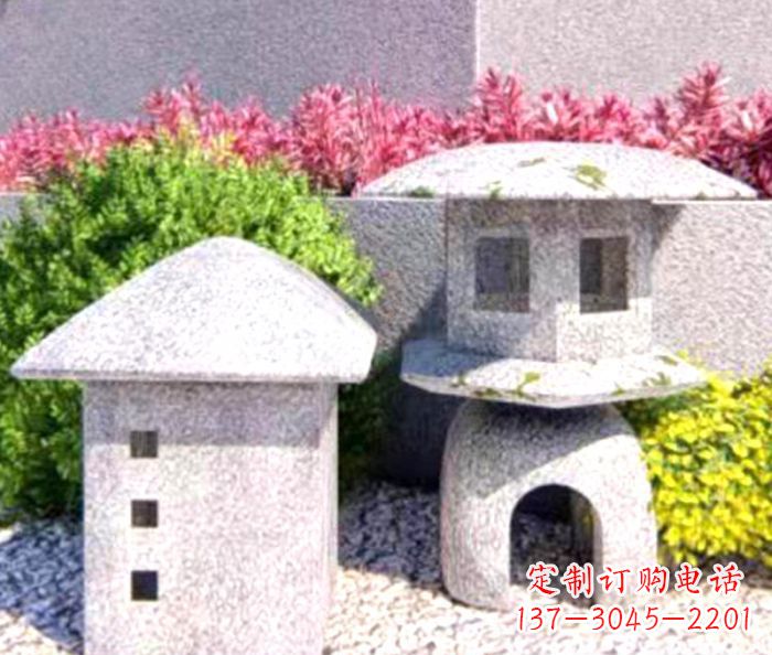 南阳草坪大理石石灯雕塑的传统文化