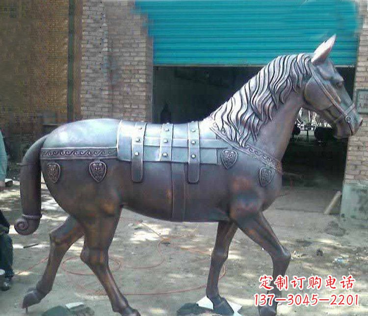 南阳马铜雕塑传递草原动物的非凡魅力