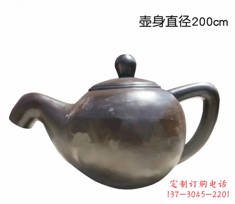 南阳青铜茶壶雕塑——彰显传统文化的艺术精髓